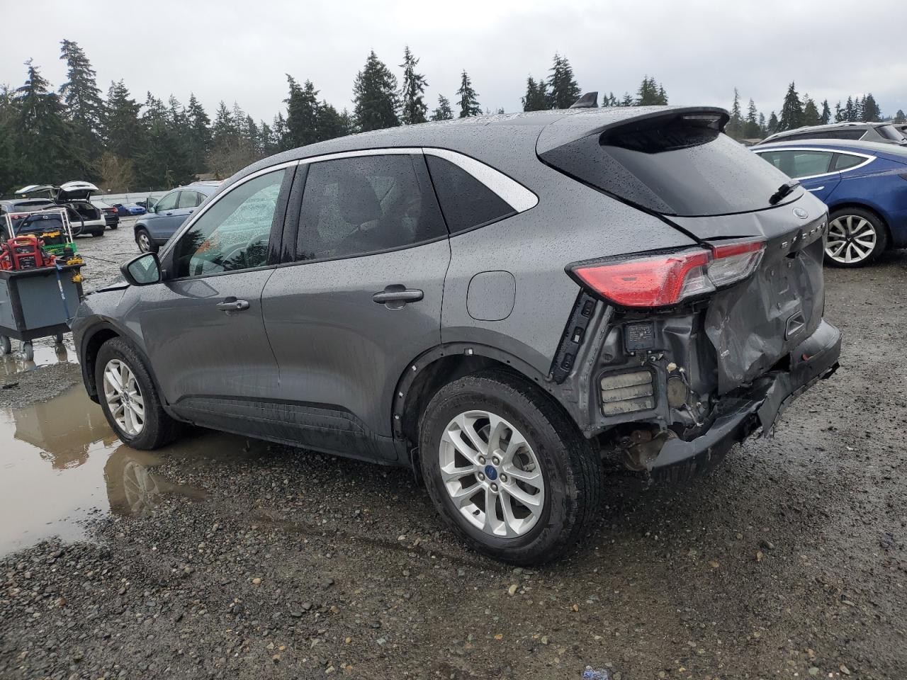 2022 Ford Escape VIN 1FMCU0G6XNUA25074 Copart auction photo, rear end / front end damage thumbnail 2