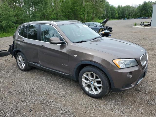 2013 BMW X3 VIN 5UXWX9C57D0A26071 Copart auction photo, rear end / side damage thumbnail 4