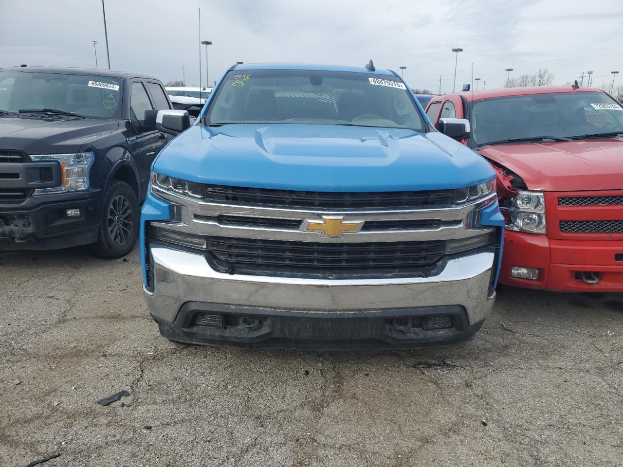 2021 Chevrolet Silverado VIN 1GCRYDED2MZ159610 Copart auction photo, side damage thumbnail 5