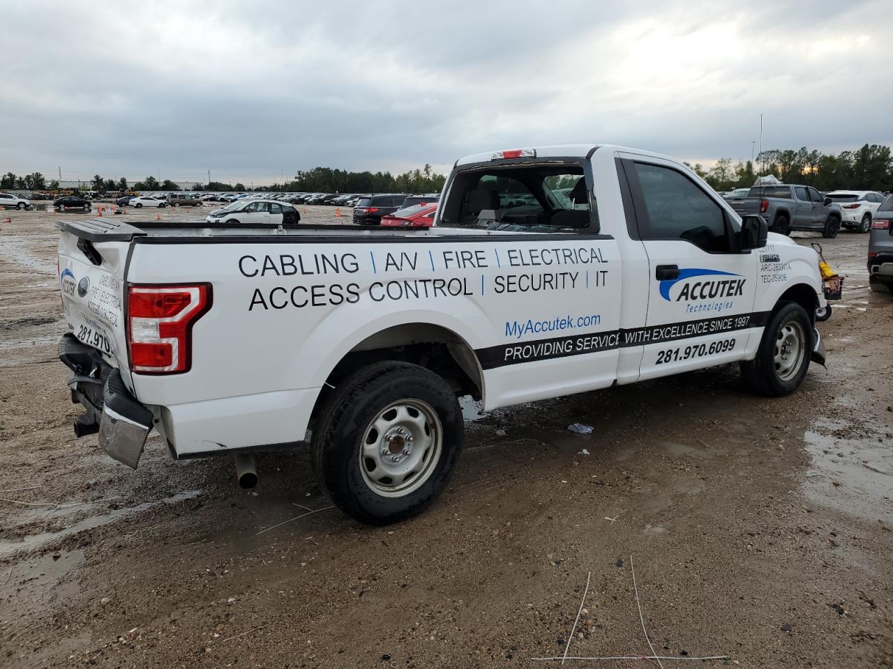 2019 Ford F-150 VIN 1FTMF1C59KKC79016 Copart auction photo, rear end / front end damage thumbnail 3