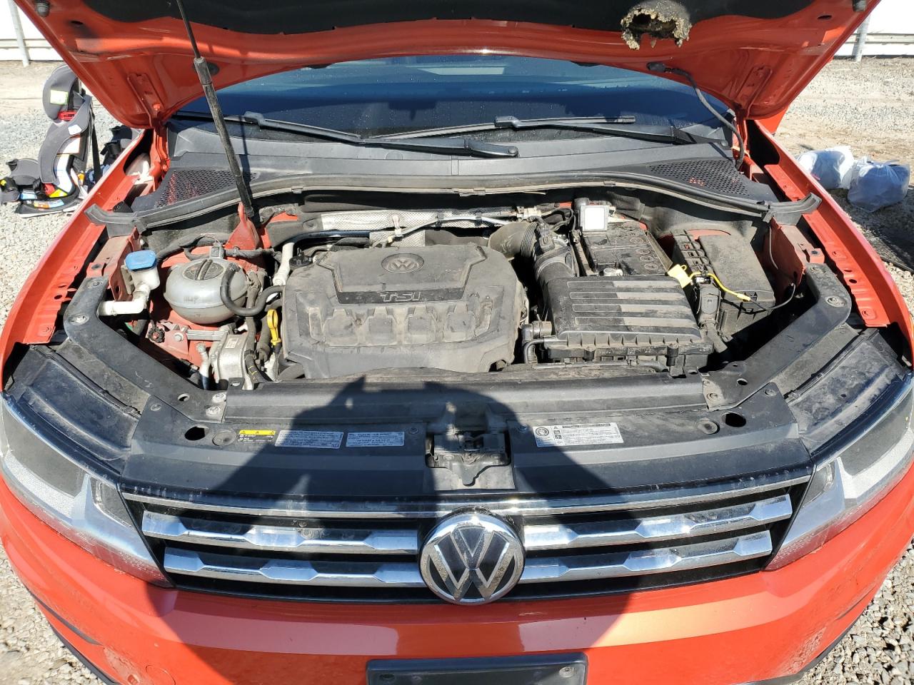 2018 Volkswagen Tiguan VIN 3VV2B7AX4JM005788 Copart auction photo, side / front end damage thumbnail 13