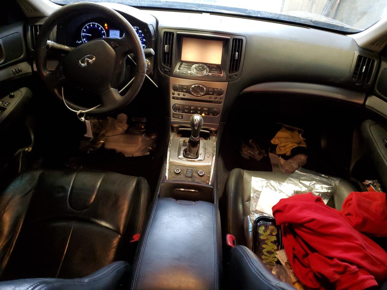 2013 Infiniti G VIN JN1CV6AR2DM765632 Copart auction photo, front end damage thumbnail 8