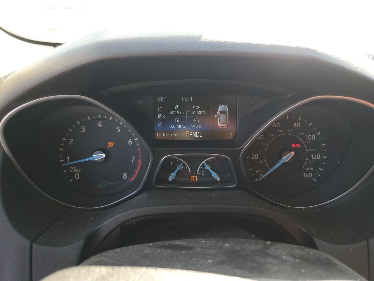 2015 Ford Focus VIN 1FADP3F23FL263488 Copart auction photo, rear end damage thumbnail 9