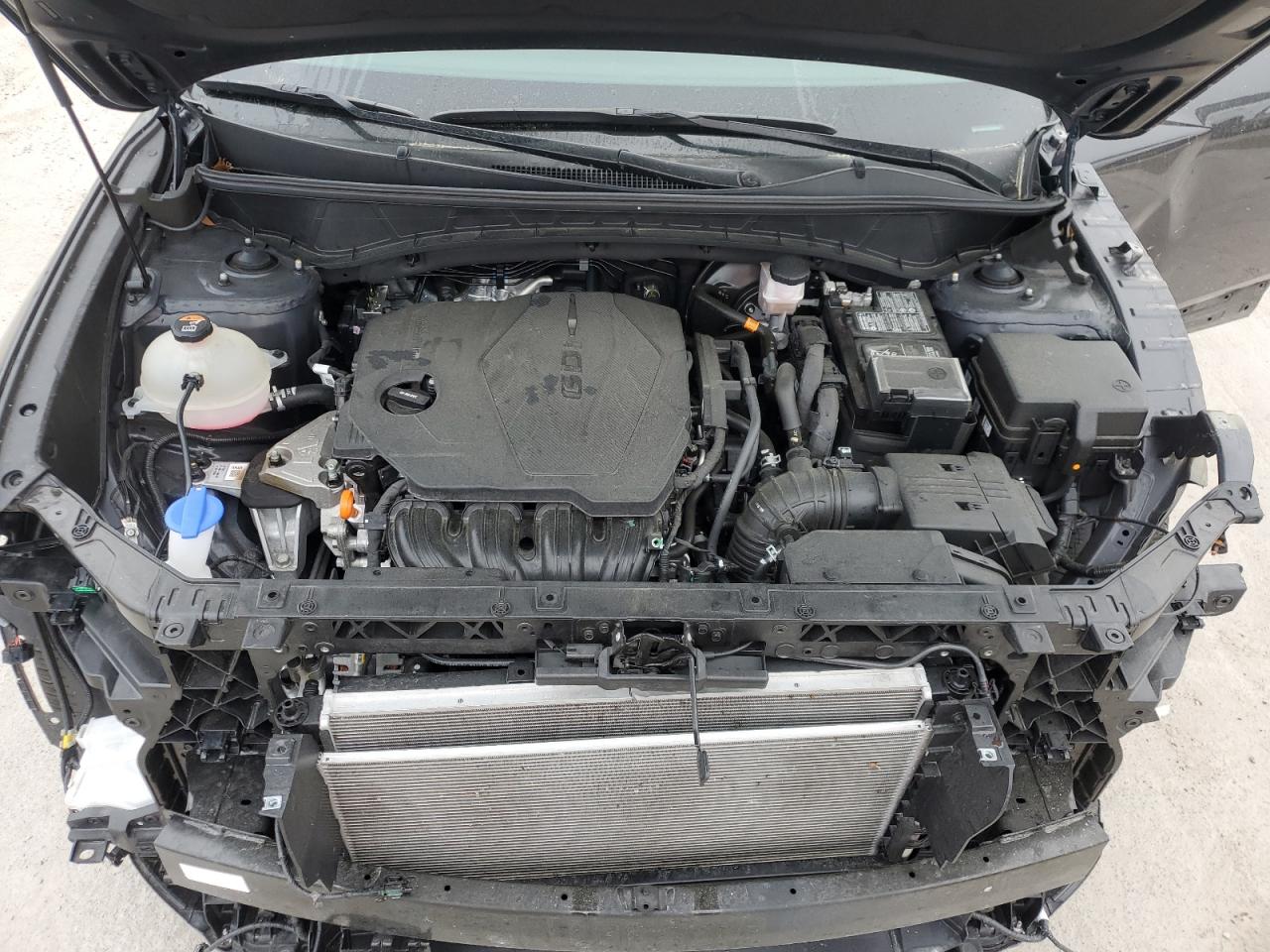 2022 Hyundai Tucson VIN 5NMJB3AE0NH083706 Copart auction photo, front end / side damage thumbnail 12
