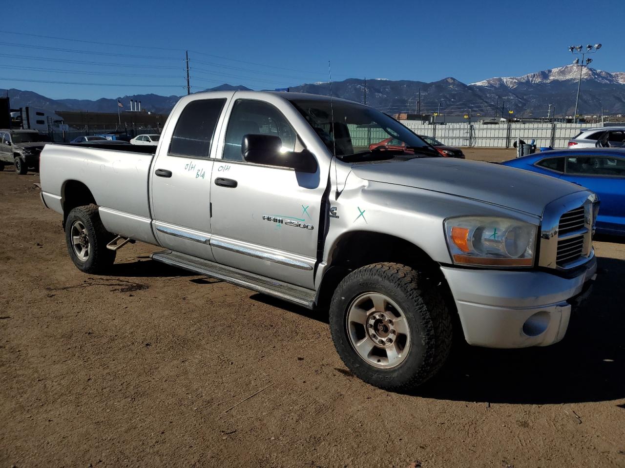 2006 Dodge RAM VIN 3D3KS28CX6G165966 Copart auction photo, front end / rear end damage thumbnail 4