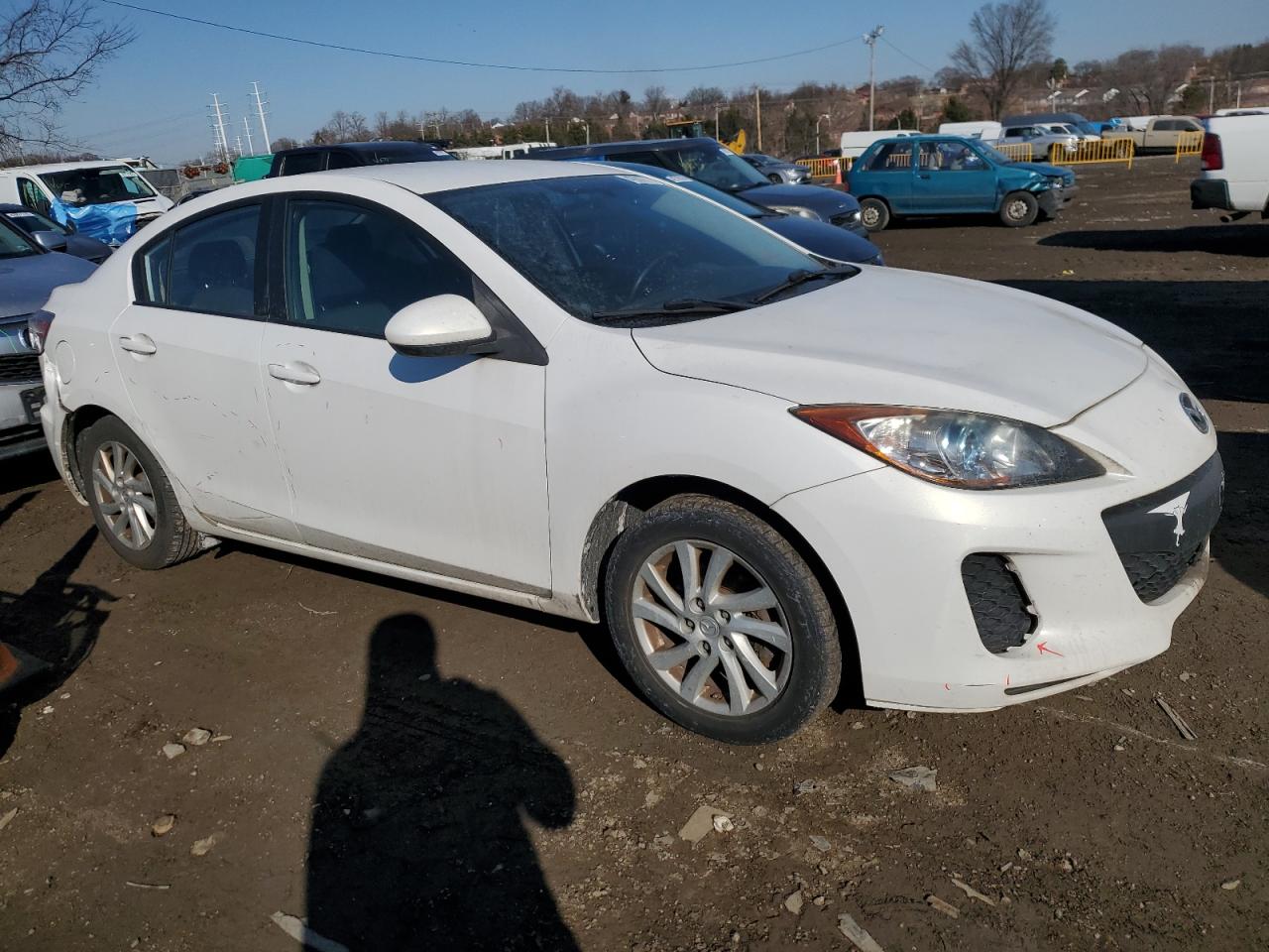 2012 Mazda 3 VIN JM1BL1V77C1553626 Copart auction photo, rear end damage thumbnail 4