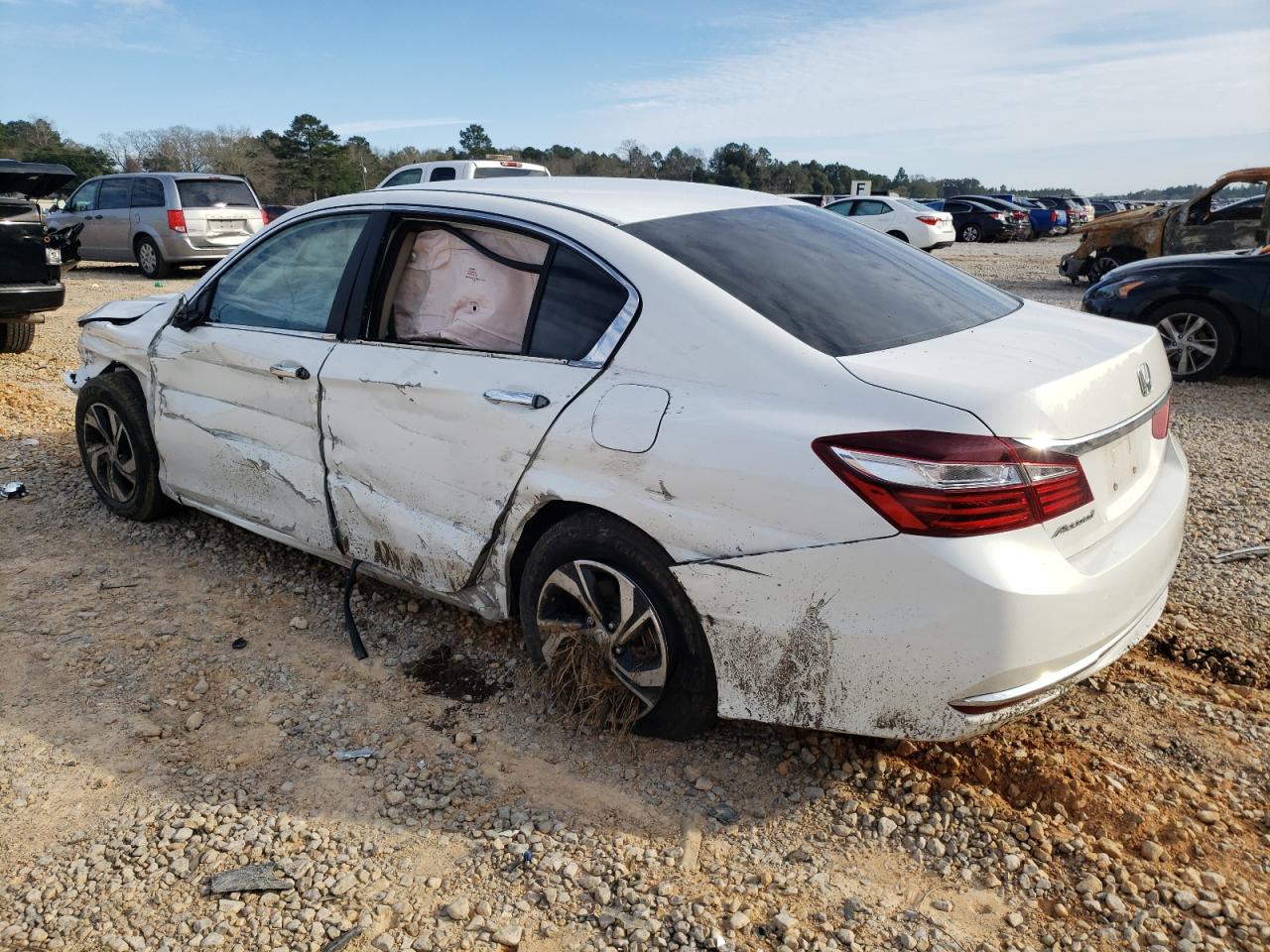 2016 Honda Accord VIN 1HGCR2F35GA127770 Copart auction photo, side / front end damage thumbnail 2