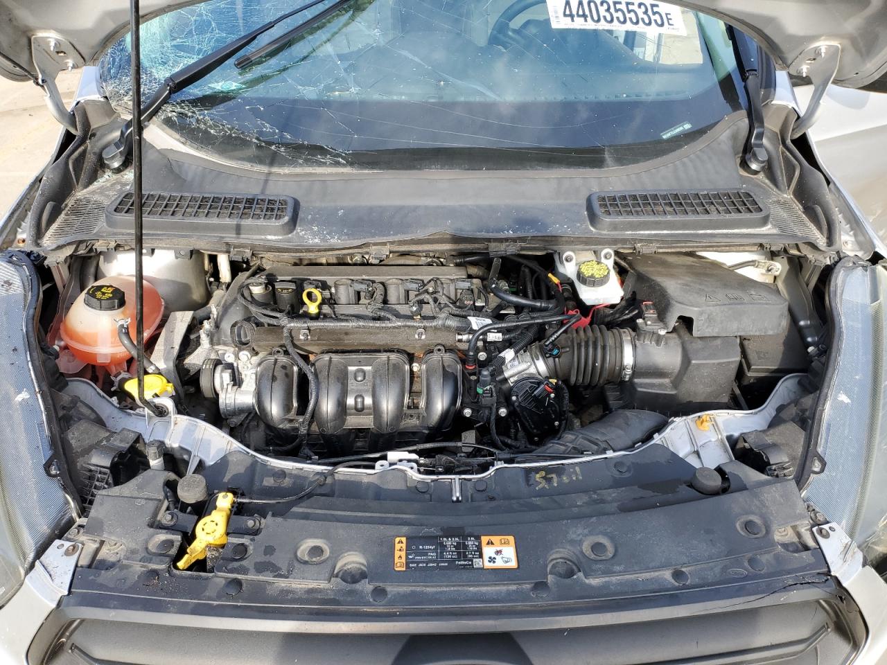 2018 Ford Escape VIN 1FMCU0F7XJUA08358 Copart auction photo, rollover damage thumbnail 13