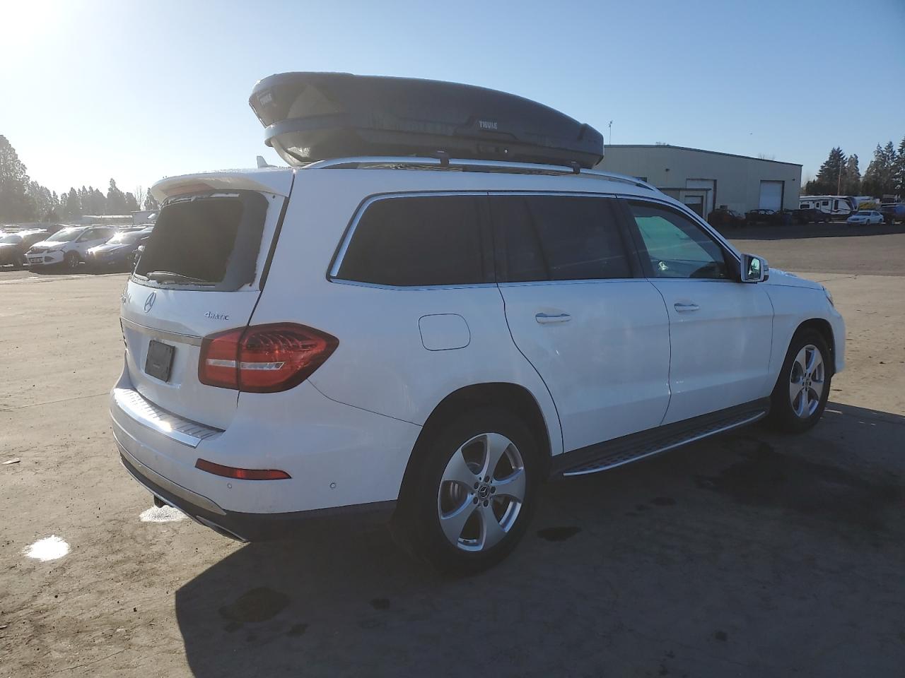 2019 Mercedes-Benz GLS-klasse VIN 4JGDF6EE2KB231069 Copart auction photo, front end / undercarriage damage thumbnail 3