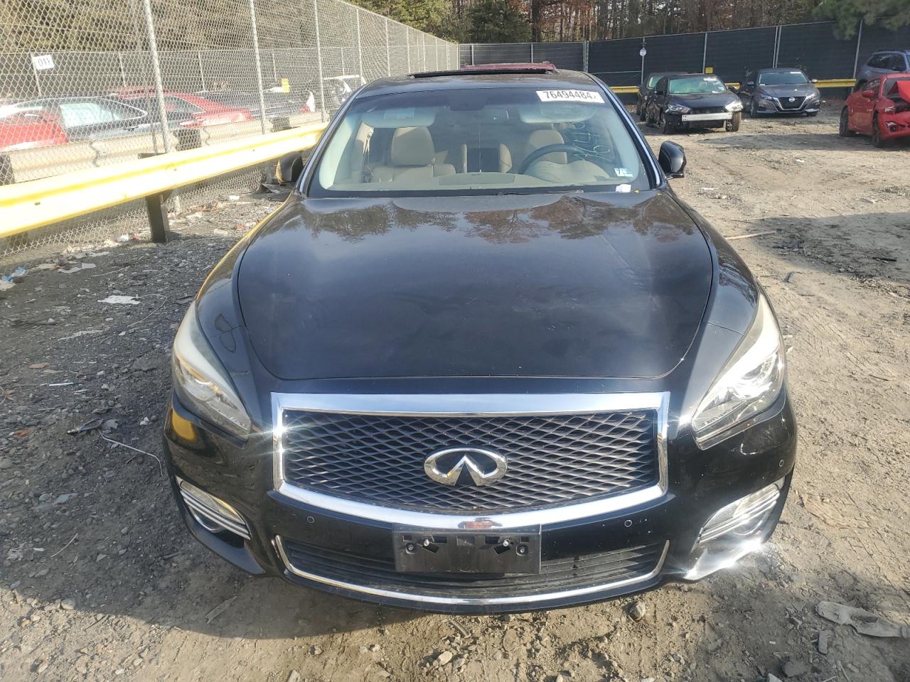 2016 Infiniti Q70 VIN JN1BY1AR0GM270789 Copart auction photo, top/roof damage thumbnail 5