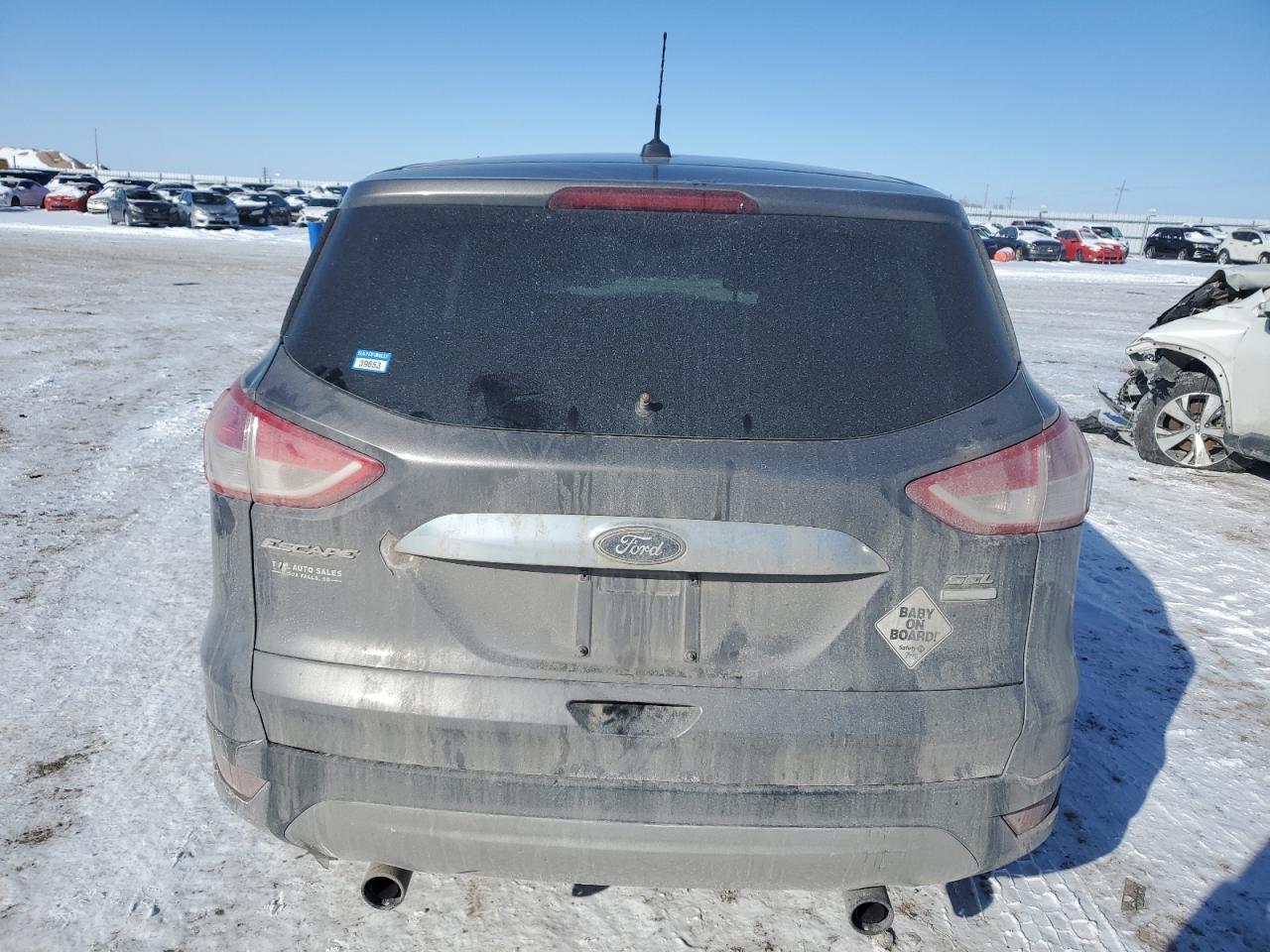 2013 Ford Escape VIN 1FMCU9H98DUA60398 Copart auction photo, front end / hail damage thumbnail 6