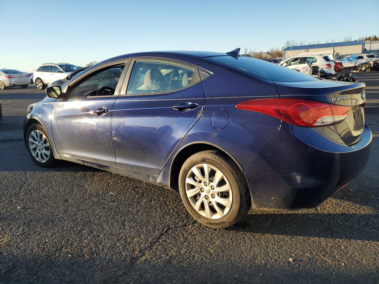 2011 Hyundai Elantra VIN 5NPDH4AE3BH034452 Copart auction photo, front end damage thumbnail 2