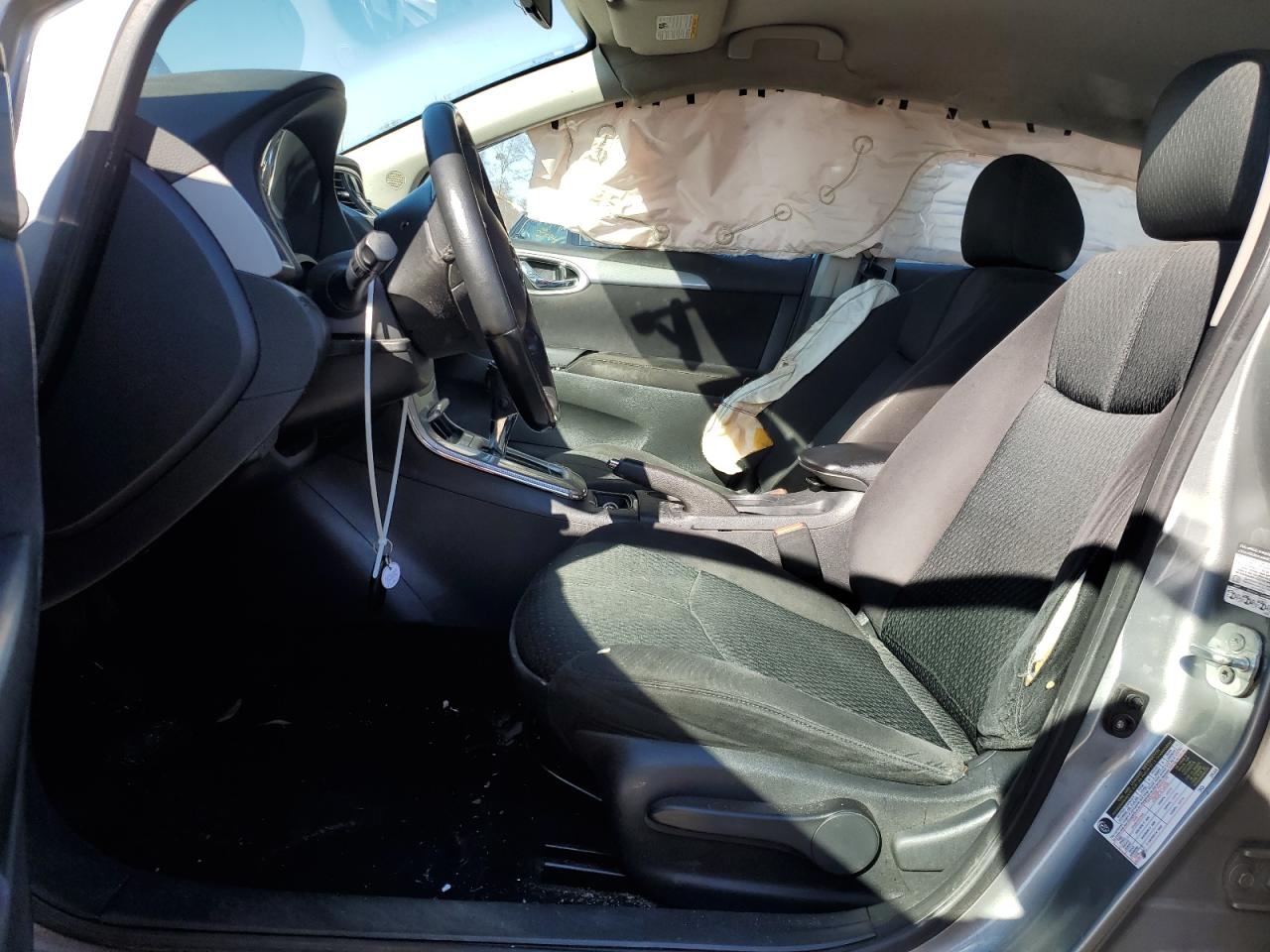 2014 Nissan Sentra VIN 3N1AB7AP1EL647698 Copart auction photo, side / front end damage thumbnail 7