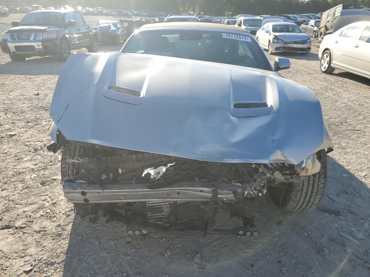 2021 Ford Mustang VIN 1FATP8UH6M5122562 Copart auction photo, front end damage thumbnail 5