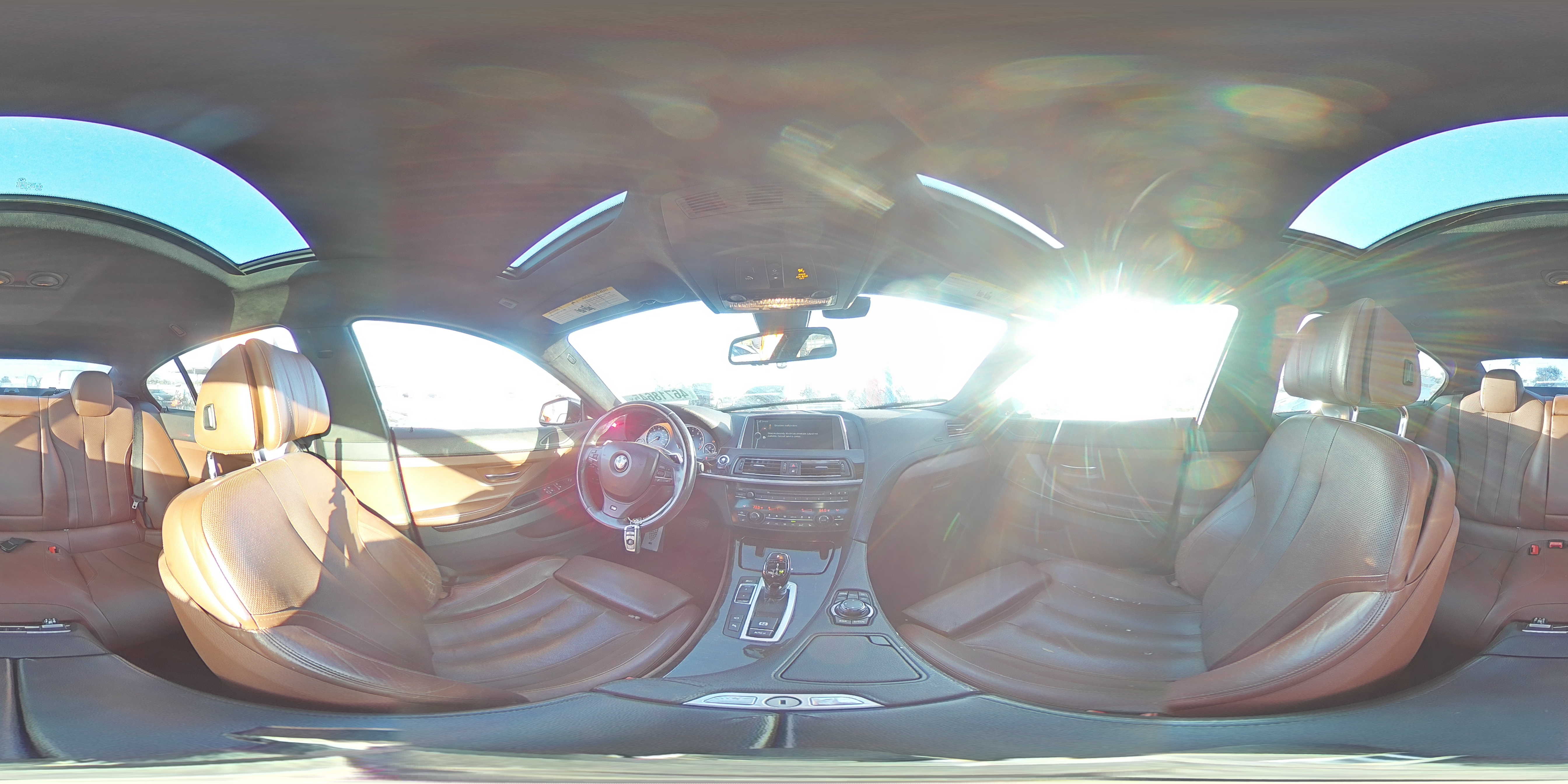 2013 BMW 6er VIN WBA6B2C50DD128130 Copart auction photo, front end / side damage thumbnail 13
