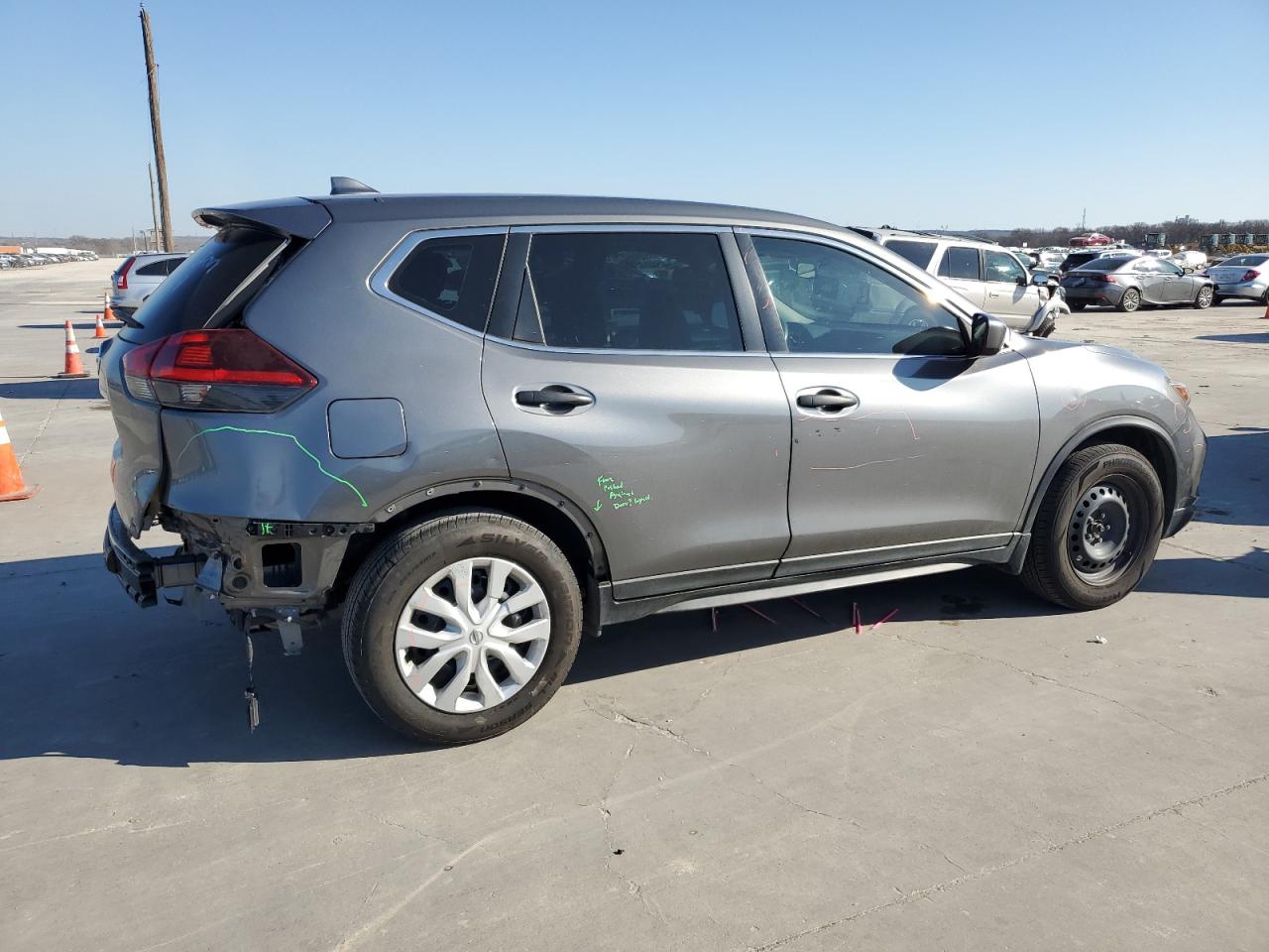 2018 Nissan Rogue VIN JN8AT2MT3JW462728 Copart auction photo, all over damage thumbnail 3
