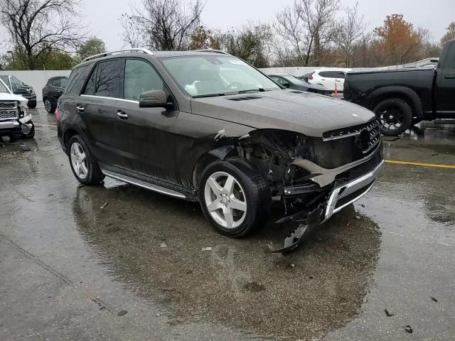 2014 Mercedes-Benz M-klasse VIN 4JGDA5HB6EA365183 Copart auction photo, front end damage thumbnail 12