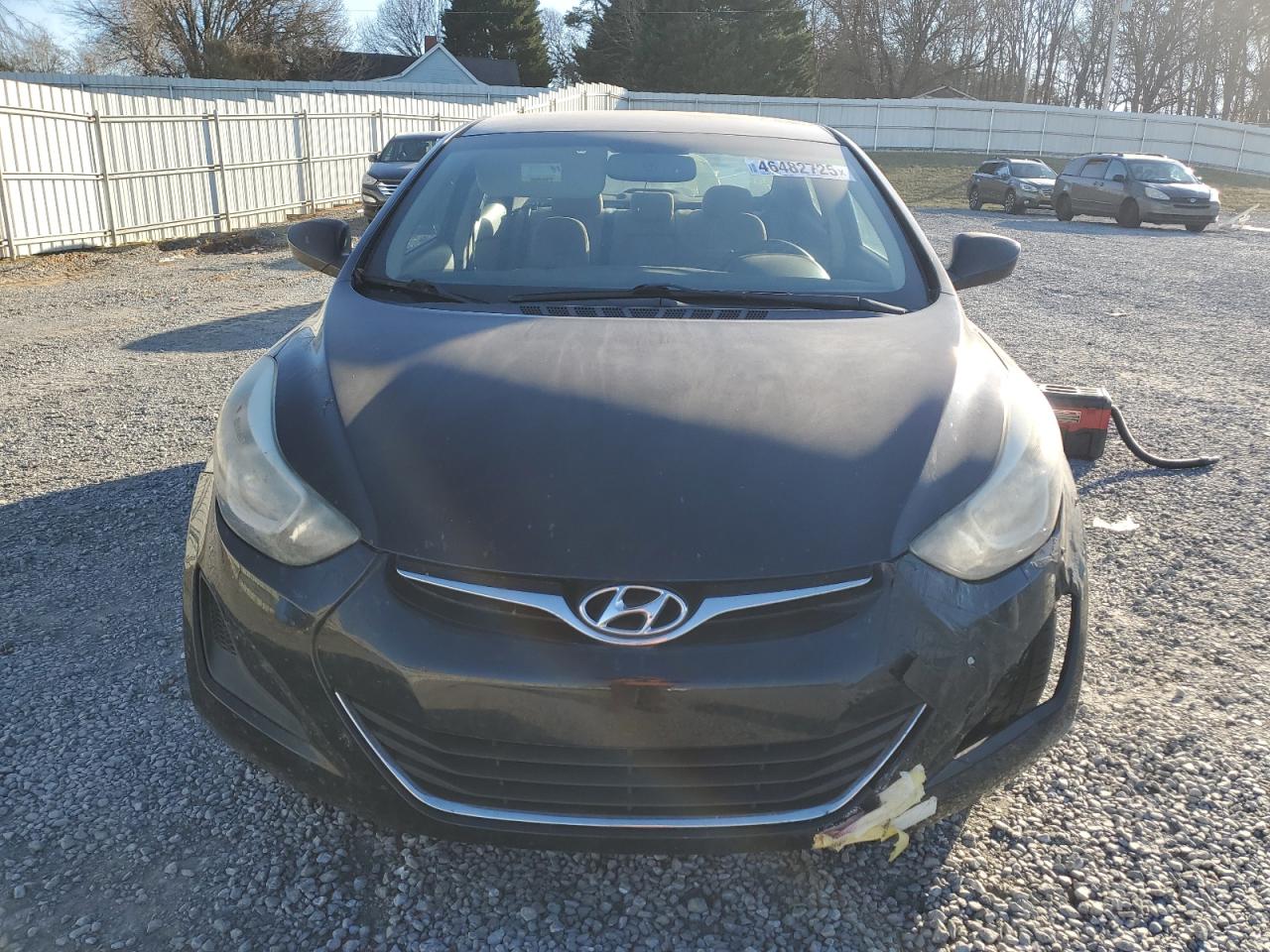 2016 Hyundai Elantra VIN 5NPDH4AE4GH741115 Copart auction photo, front end / damage history damage thumbnail 5
