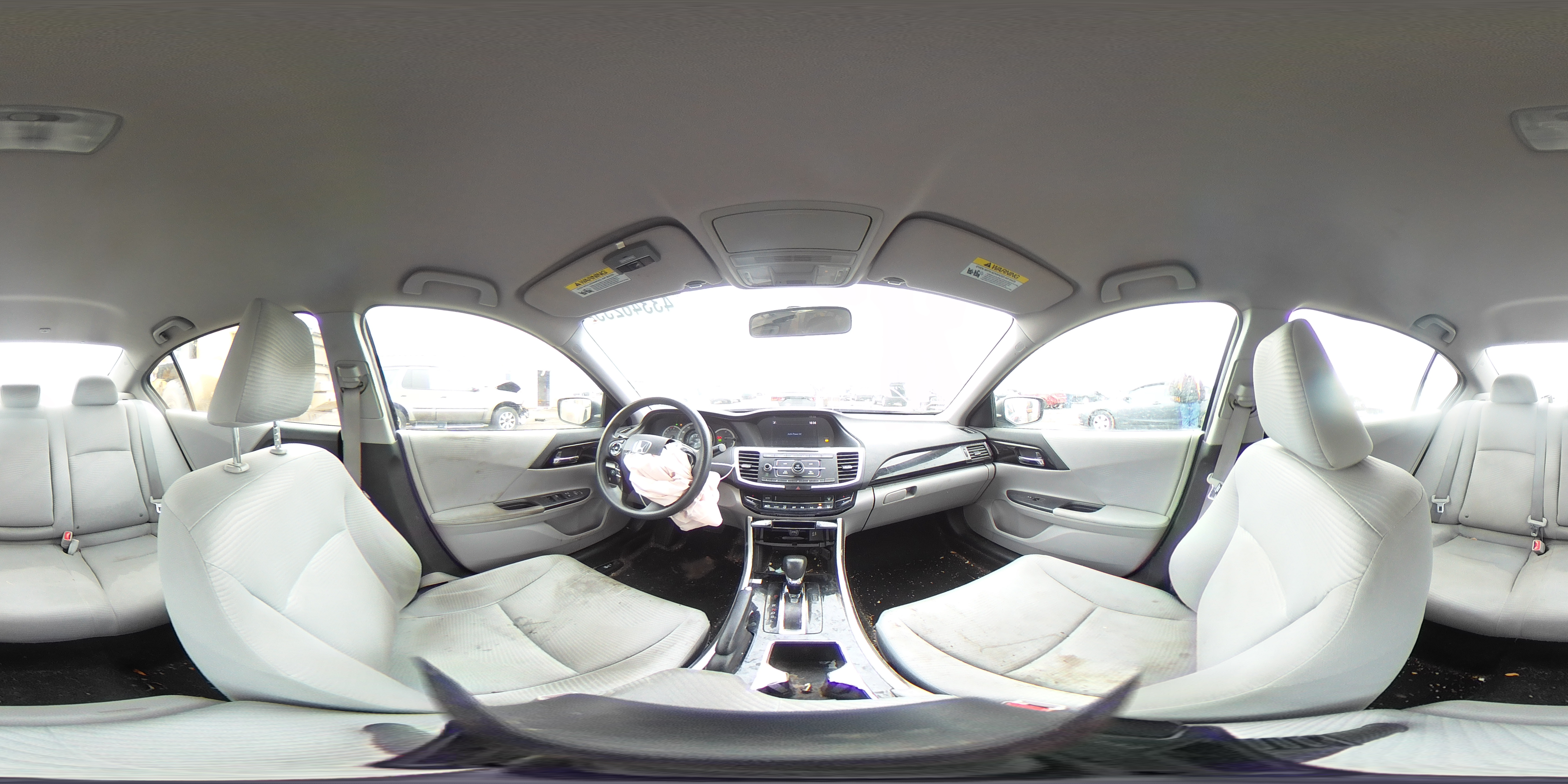2017 Honda Accord VIN 1HGCR2F3XHA194155 Copart auction photo, front end / side damage thumbnail 13