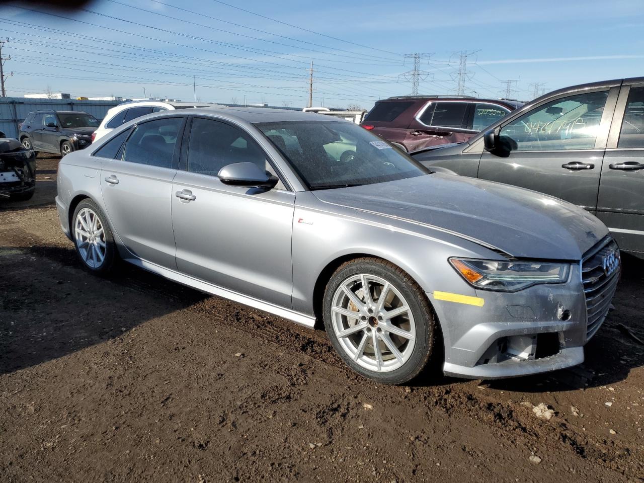 2018 Audi A6 VIN WAUG3AFC5JN004317 Copart auction photo, front end damage thumbnail 4