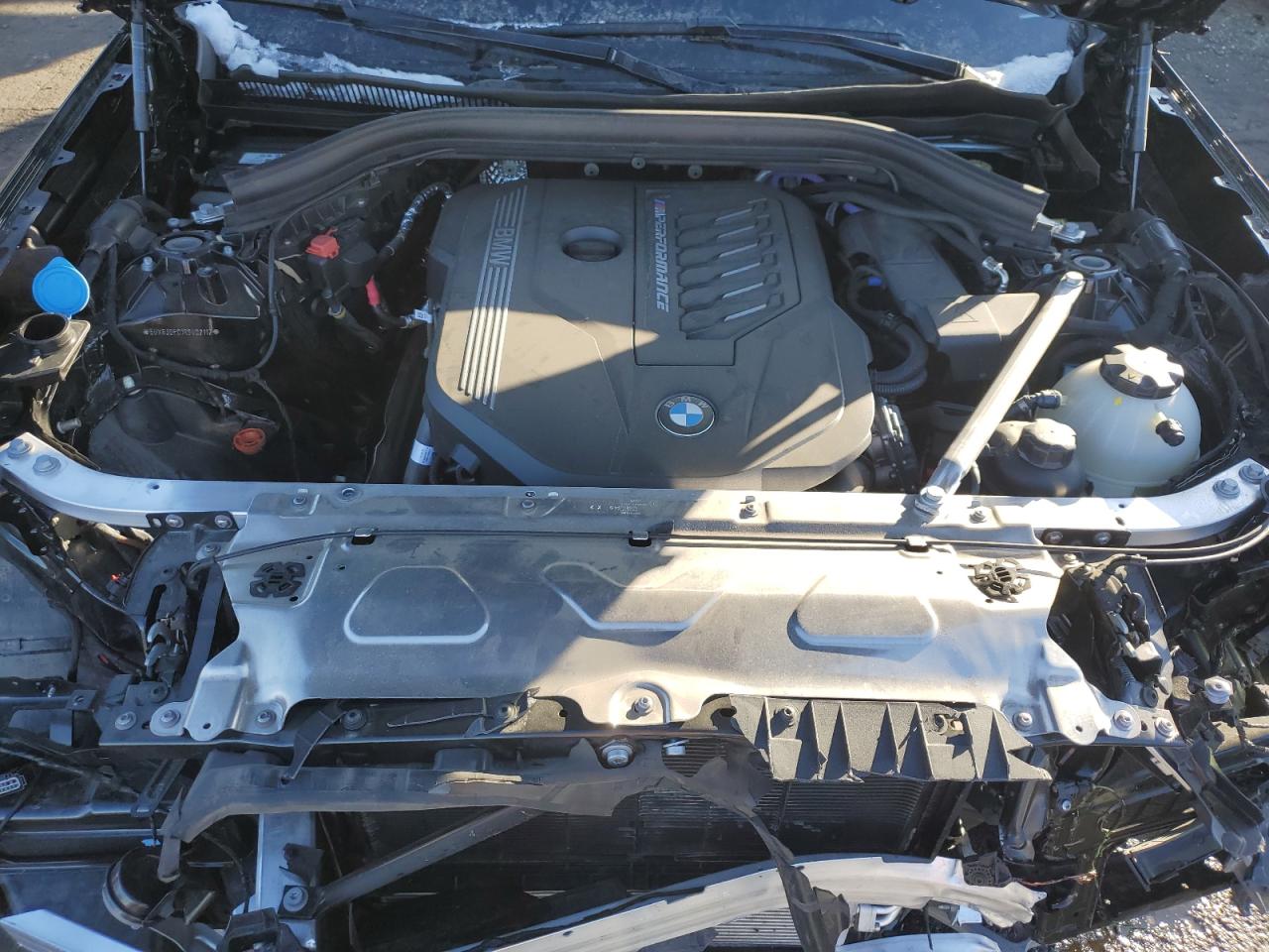 2024 BMW X3 M VIN 5UX83DP01R9V02112 Copart auction photo, front end damage thumbnail 11