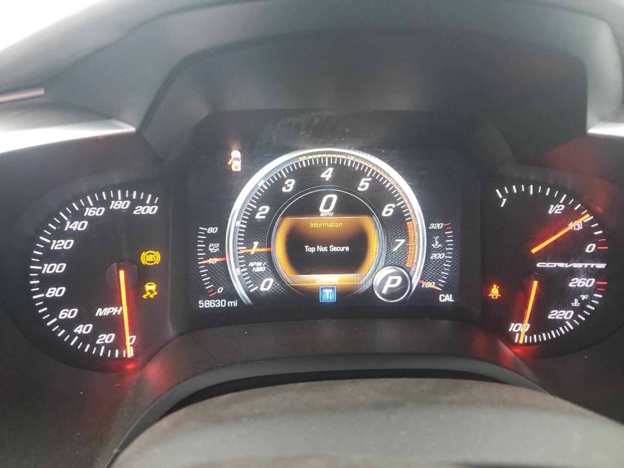 2019 Chevrolet Corvette VIN 1G1YD3D77K5101955 Copart auction photo, all over damage thumbnail 9