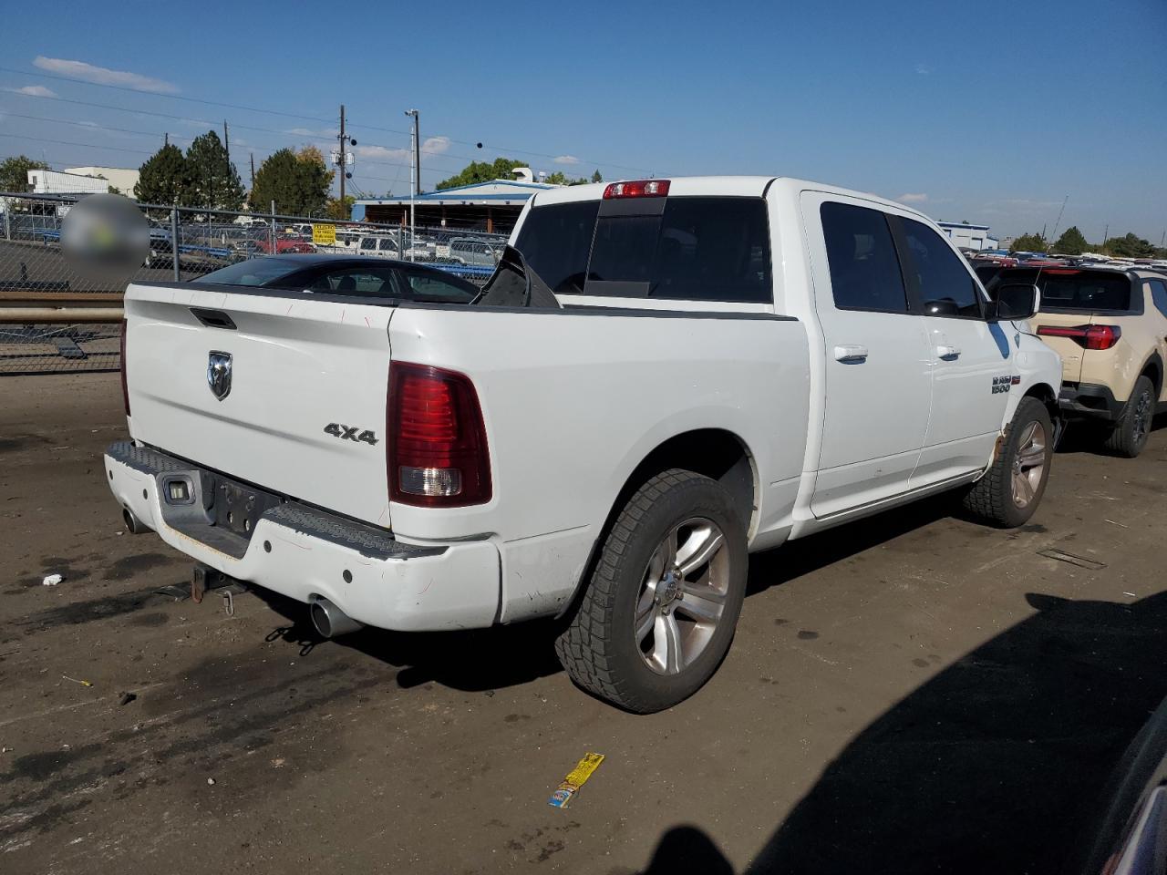 2013 RAM 1500 VIN 1C6RR7MT3DS570800 Copart auction photo, front end damage thumbnail 3