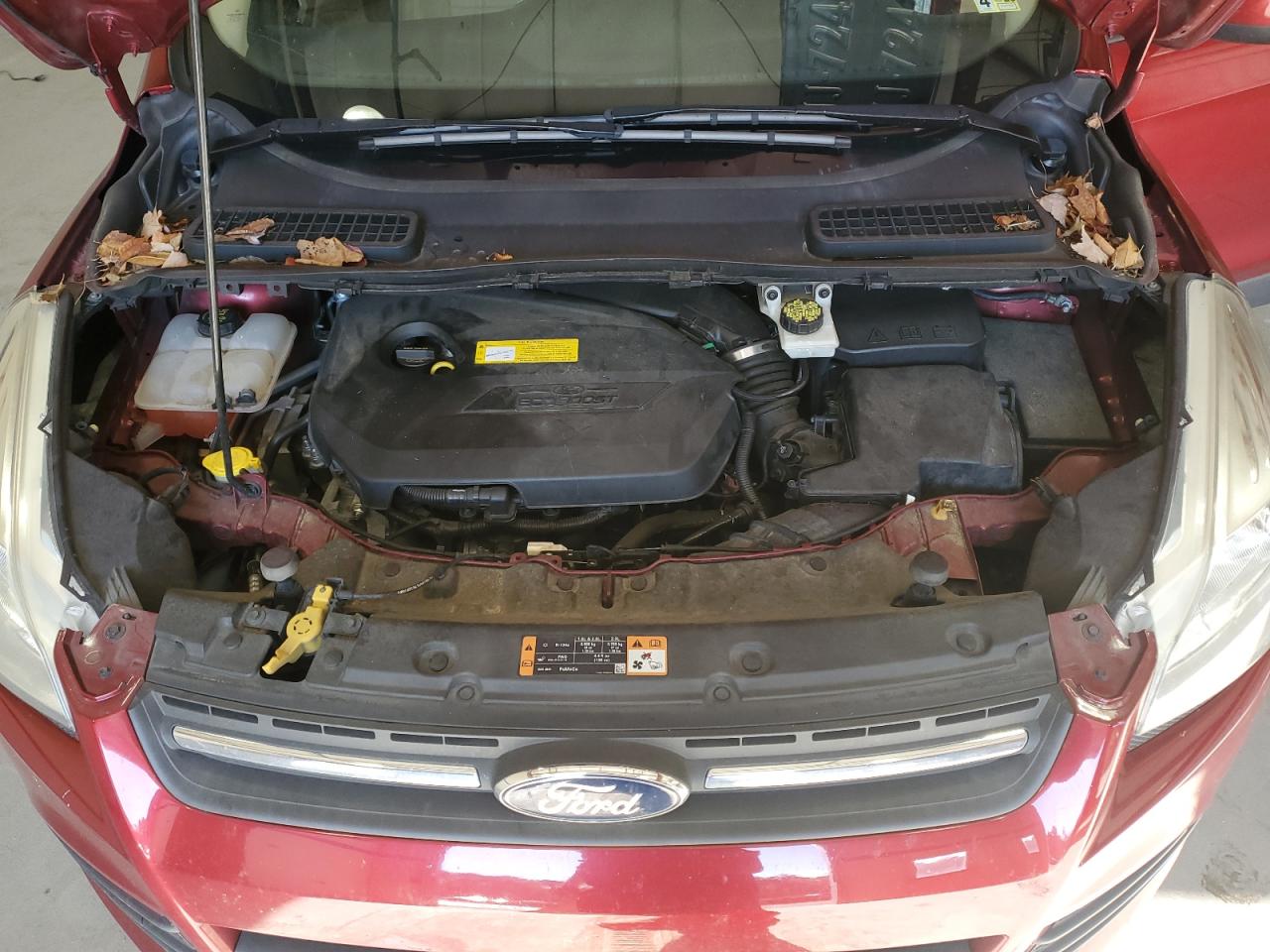 2016 Ford Escape VIN 1FMCU0GX6GUA05061 Copart auction photo, mechanical damage thumbnail 12
