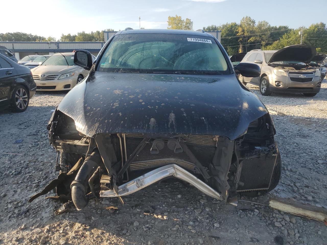 2015 Audi Q7 VIN WA1LGAFE4FD023522 Copart auction photo, front end / side damage thumbnail 5