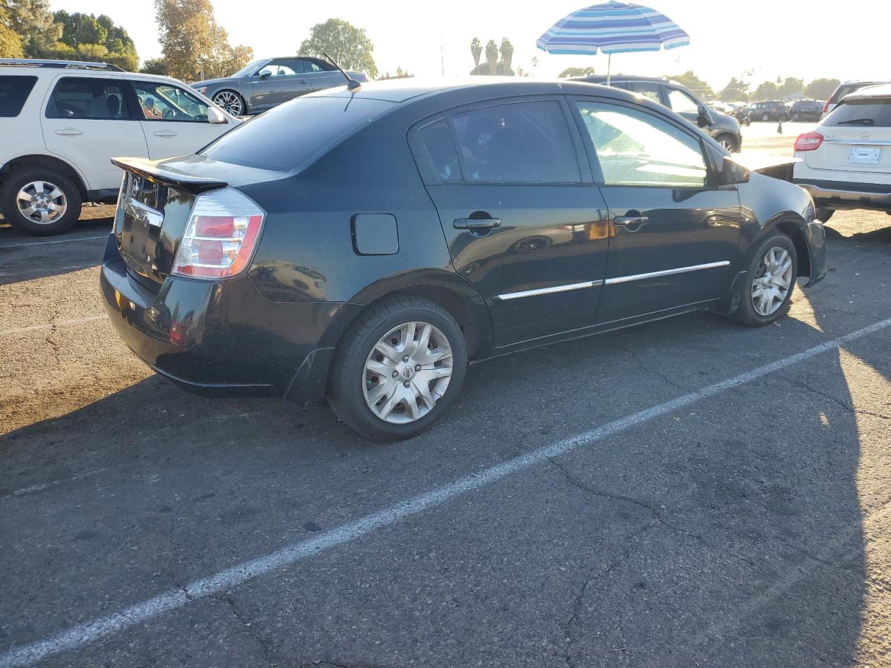 2012 Nissan Sentra VIN 3N1AB6AP3CL657835 Copart auction photo, front end / minor dent/scratches damage thumbnail 3