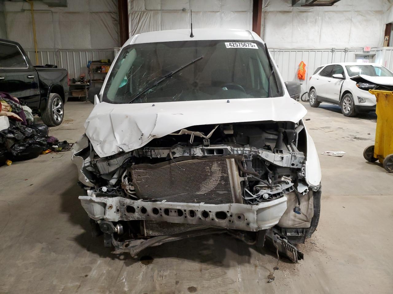 2018 Ford Transit VIN NM0LS7E70J1361436 Copart auction photo, front end / all over damage thumbnail 5