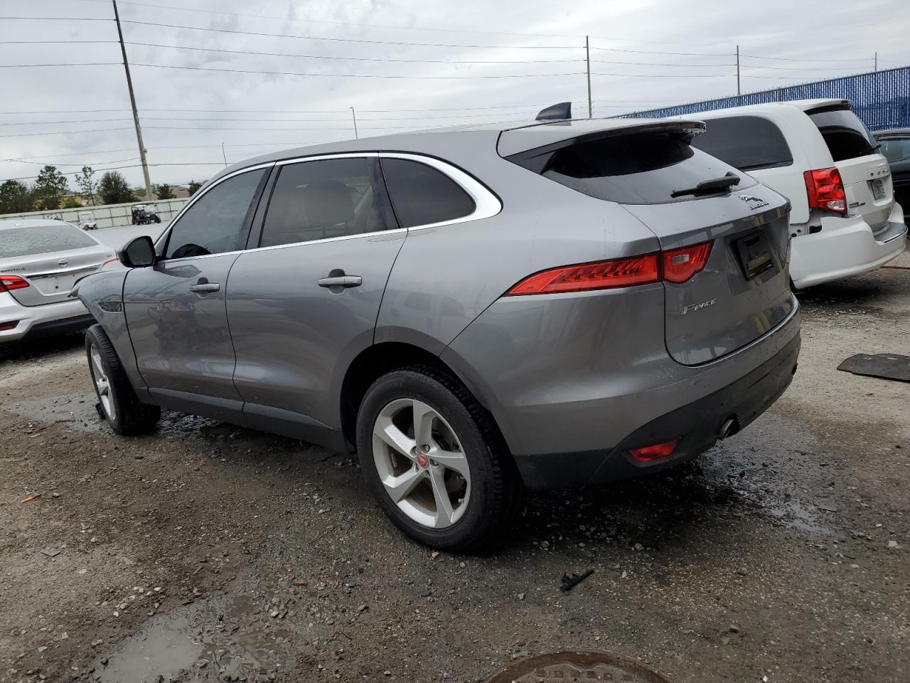 2020 Jaguar F-Pace VIN SADCJ2FX0LA620182 Copart auction photo, front end damage thumbnail 2