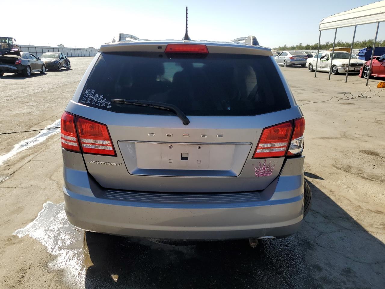 2017 Dodge Journey VIN 3C4PDCAB8HT695170 Copart auction photo, undercarriage / side damage thumbnail 6