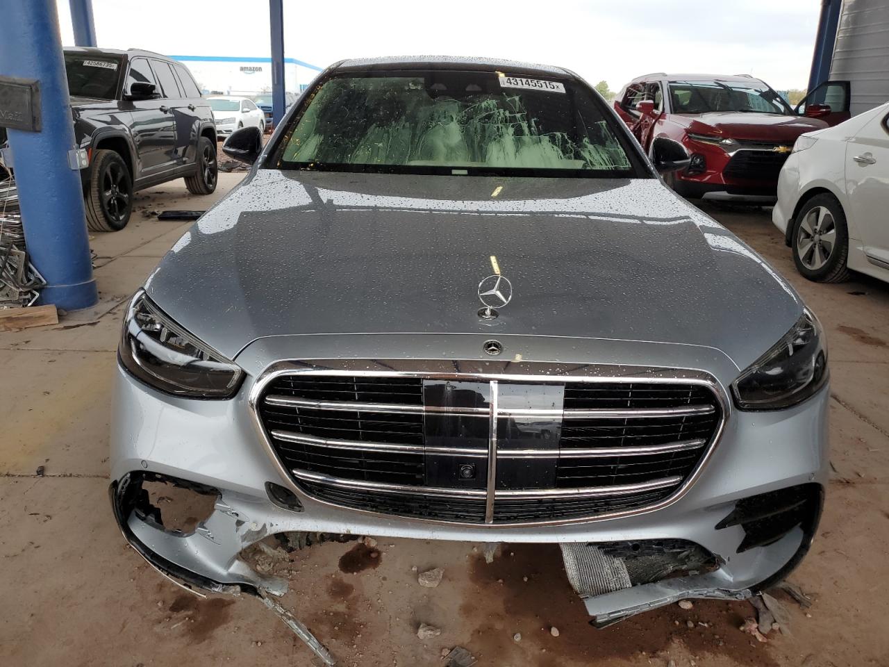 2024 Mercedes-Benz S-klasse VIN W1K6G7GBXRA248887 Copart auction photo, front end / rear end damage thumbnail 5