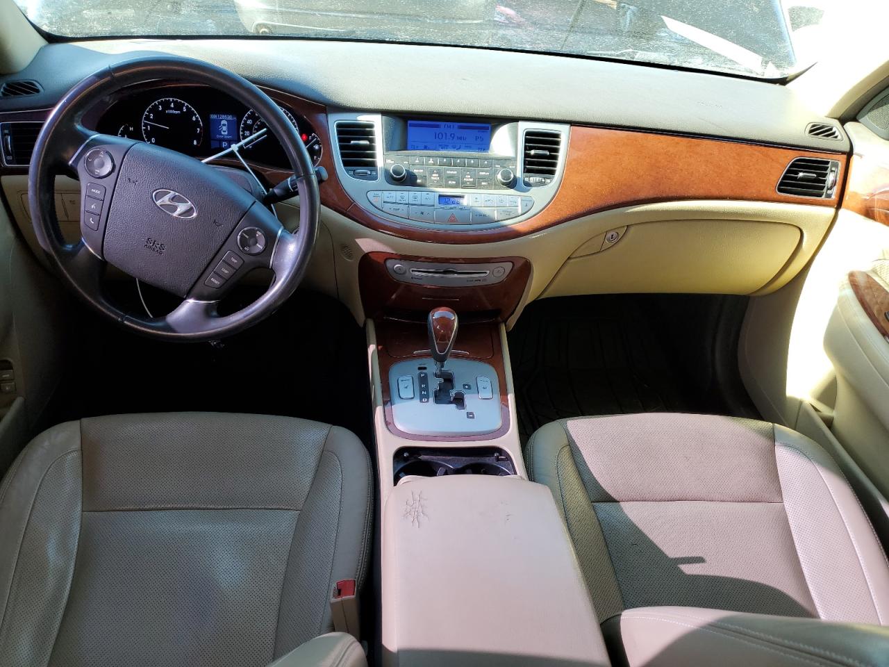2013 Hyundai Genesis VIN KMHGC4DD9DU219480 Copart auction photo, front end damage thumbnail 8
