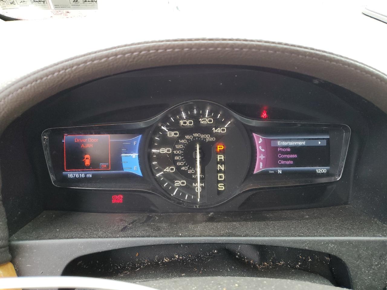 2013 Lincoln MKX VIN 2LMDJ6JK8DBL08684 Copart auction photo, front end damage thumbnail 9