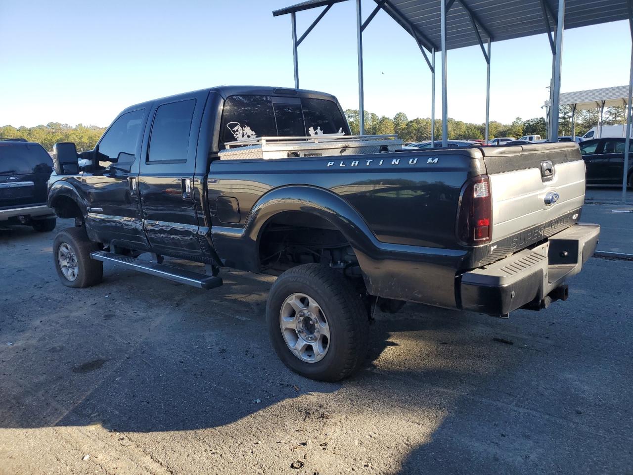 2015 Ford F250 VIN 1FT7W2BT5FED24721 Copart auction photo, side damage thumbnail 2
