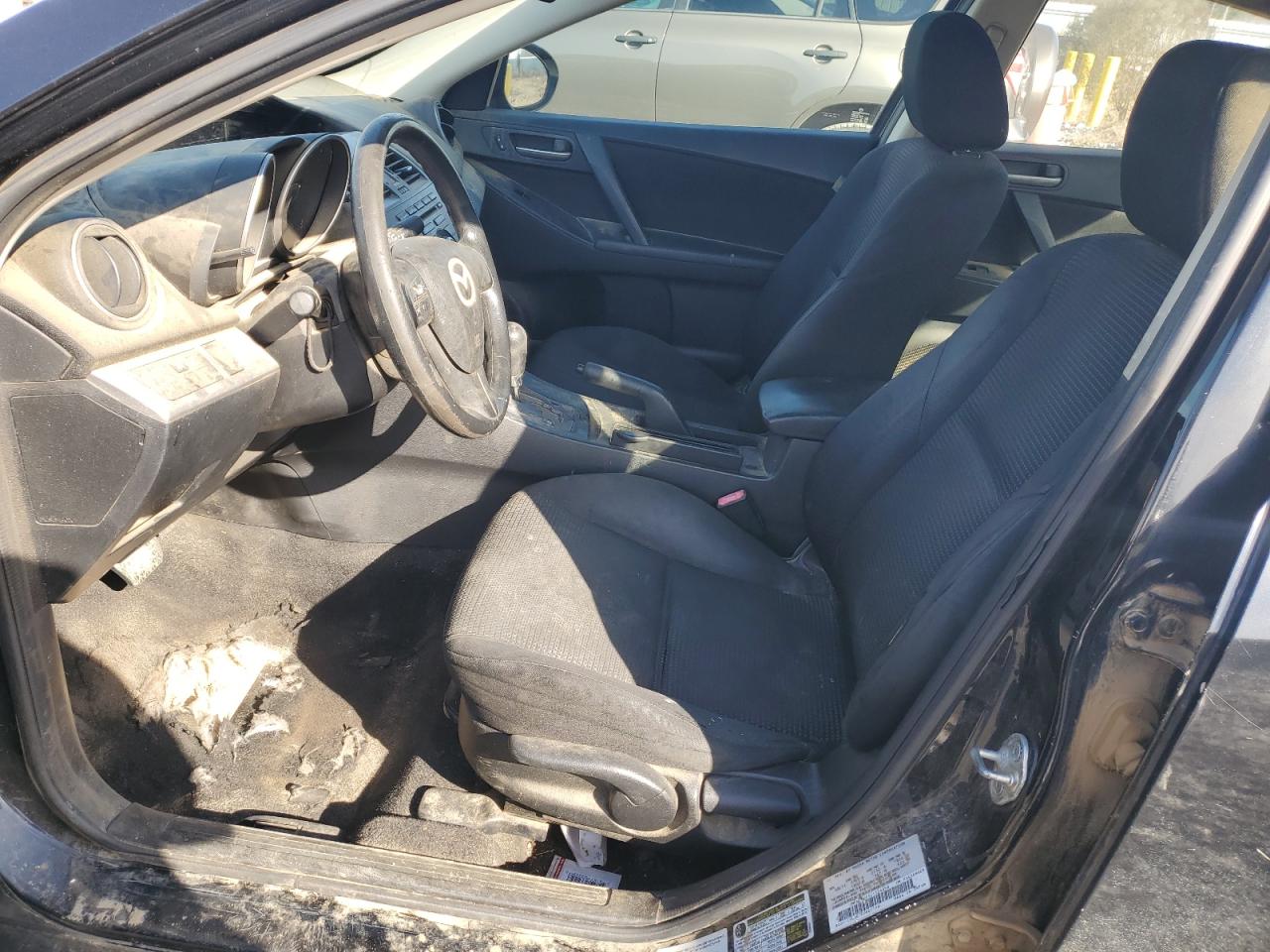 2012 Mazda 3 VIN JM1BL1UF5C1526658 Copart auction photo, side / front end damage thumbnail 7