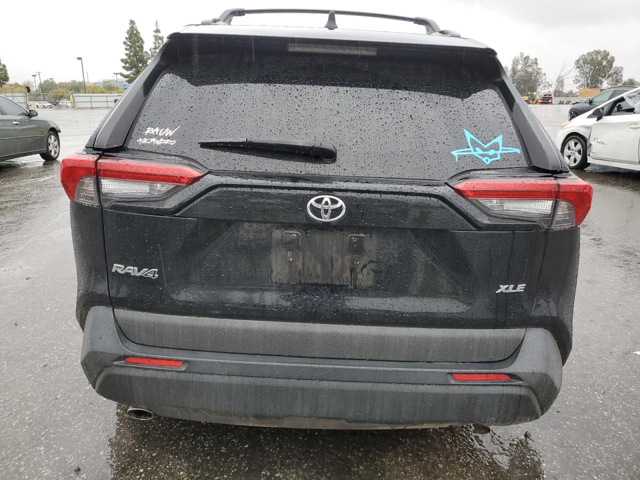 2019 Toyota RAV 4 VIN JTMC1RFV9KD503040 Copart auction photo, side / rear end damage thumbnail 6