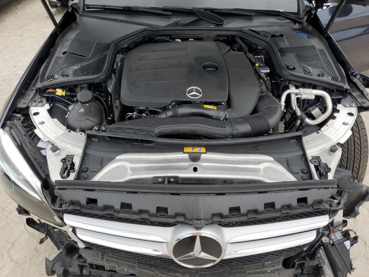 2021 Mercedes-Benz C-klasse VIN W1KWF8DB2MR646182 Copart auction photo, front end / minor dent/scratches damage thumbnail 11