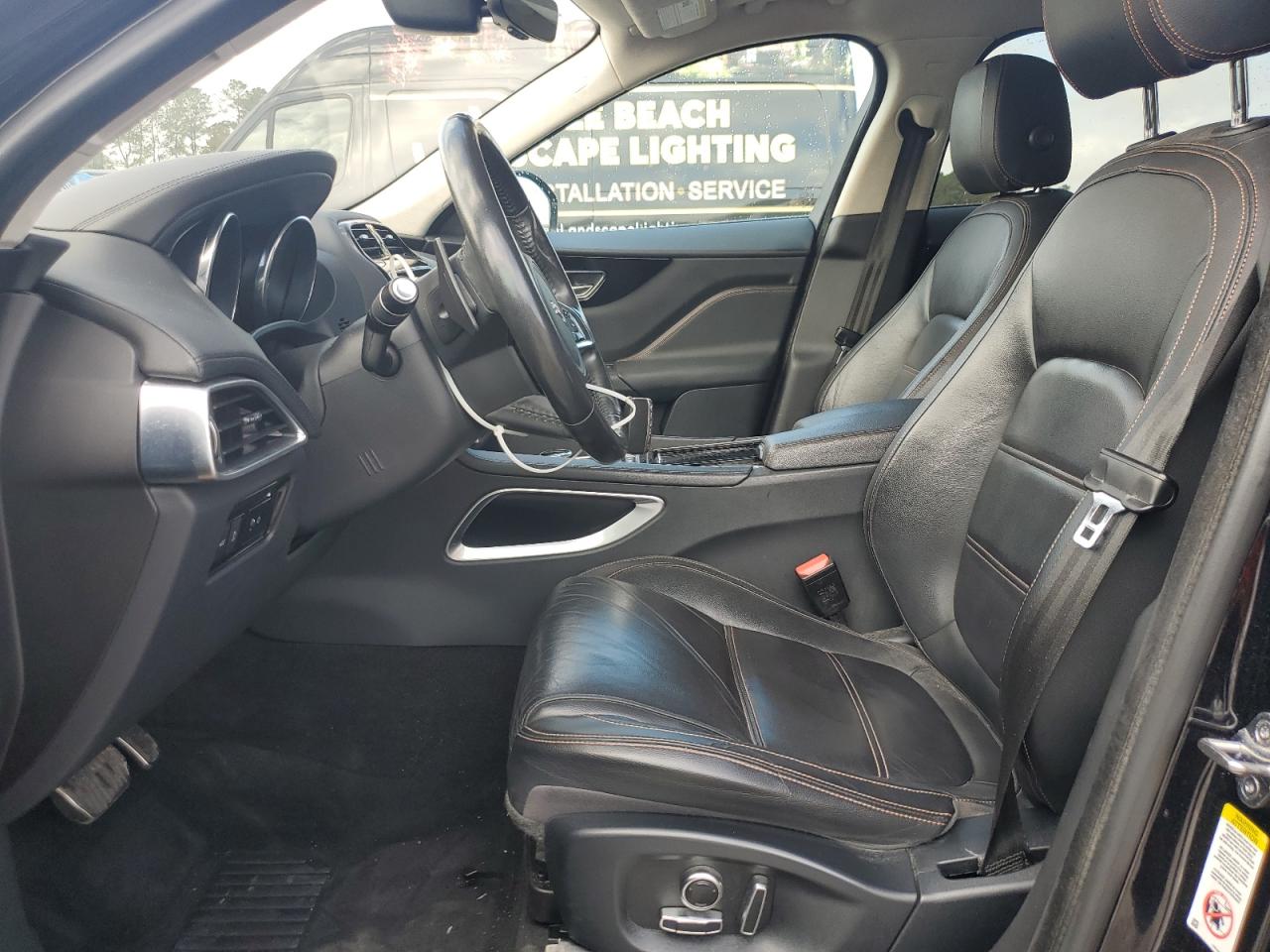 2019 Jaguar F-Pace VIN SADCK2GX2KA390249 Copart auction photo, rear end damage thumbnail 7