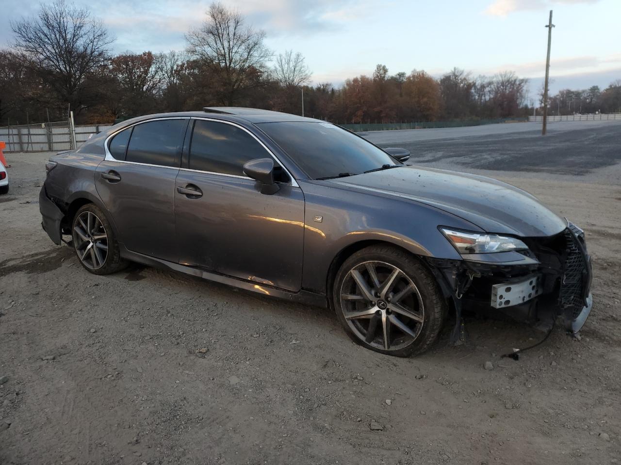 2016 Lexus GS VIN JTHBZ1BL4GA002655 Copart auction photo, undercarriage / front end damage thumbnail 4