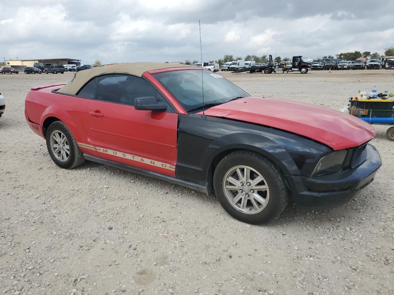 2008 Ford Mustang VIN 1ZVHT84N385201448 Copart auction photo, rear end / front end damage thumbnail 4