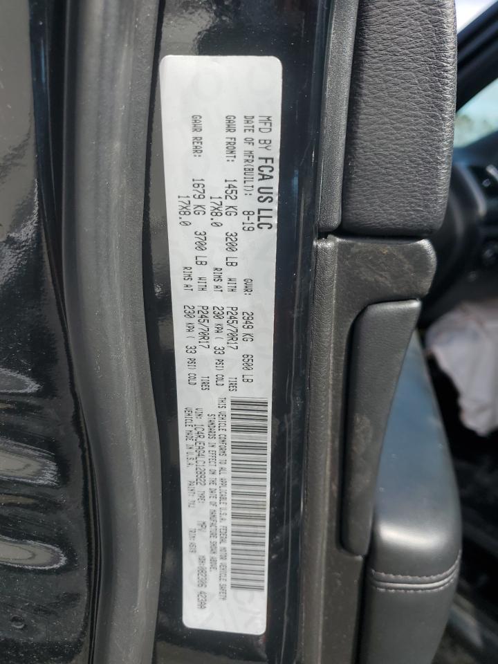 2020 Jeep Grand Cherokee VIN 1C4RJEAG4LC128922 Copart auction photo, front end damage thumbnail 13