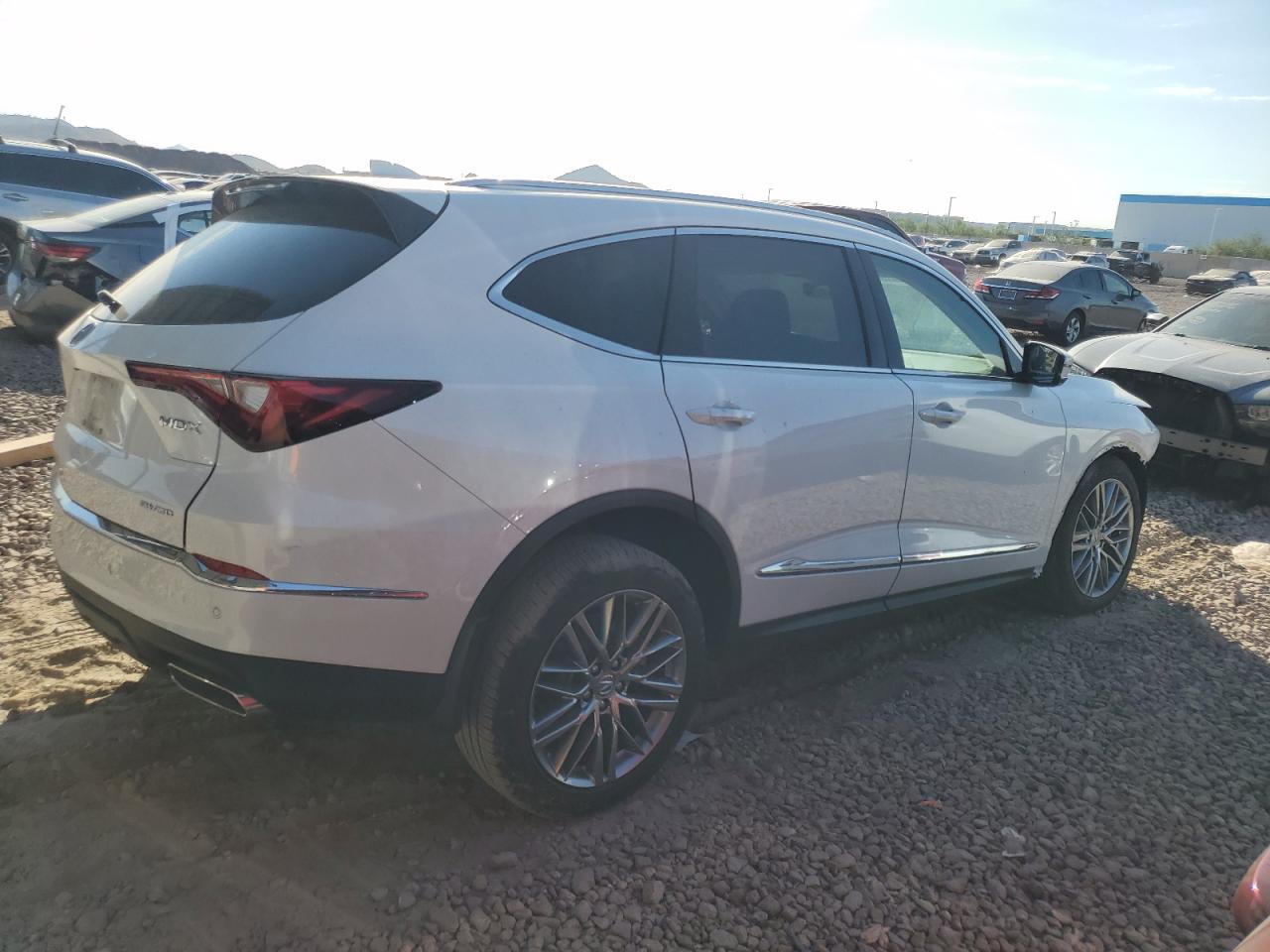 2023 Acura MDX VIN 5J8YE1H8XPL015779 Copart auction photo, front end damage thumbnail 3