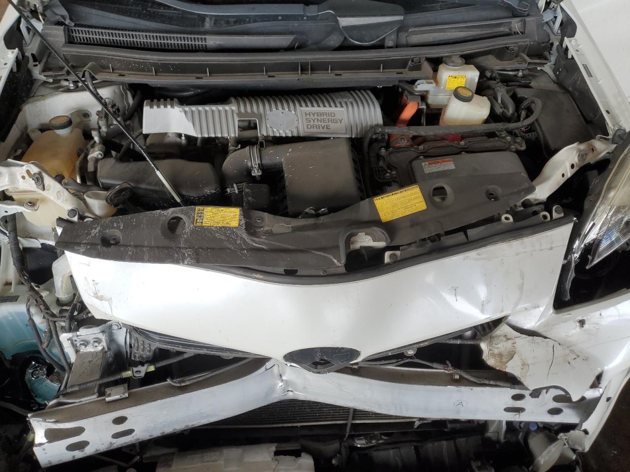 2012 Toyota Prius VIN JTDKN3DU5C5426525 Copart auction photo, front end / mechanical damage thumbnail 11