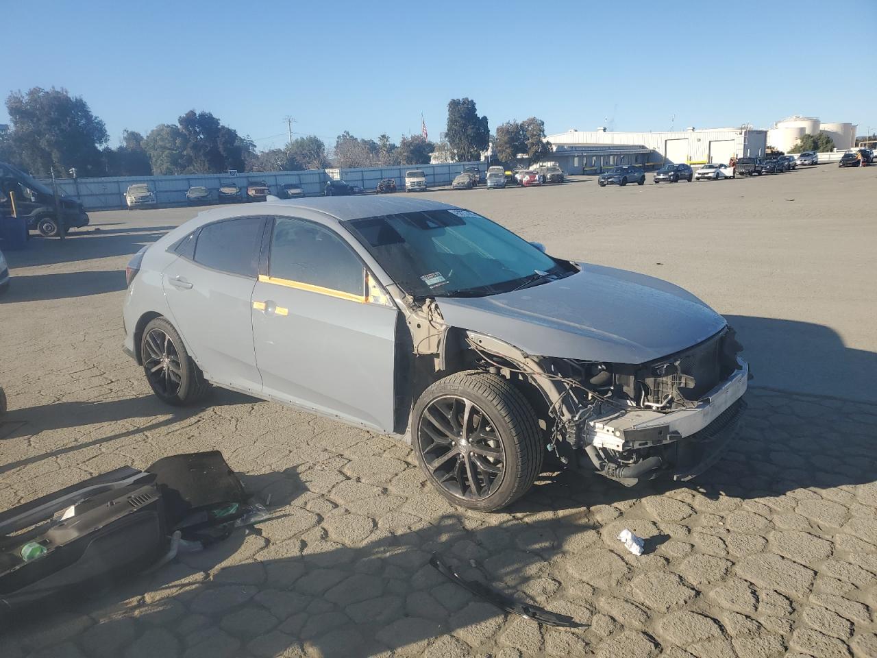 2021 Honda Civic VIN SHHFK7H40MU401106 Copart auction photo, front end damage thumbnail 4