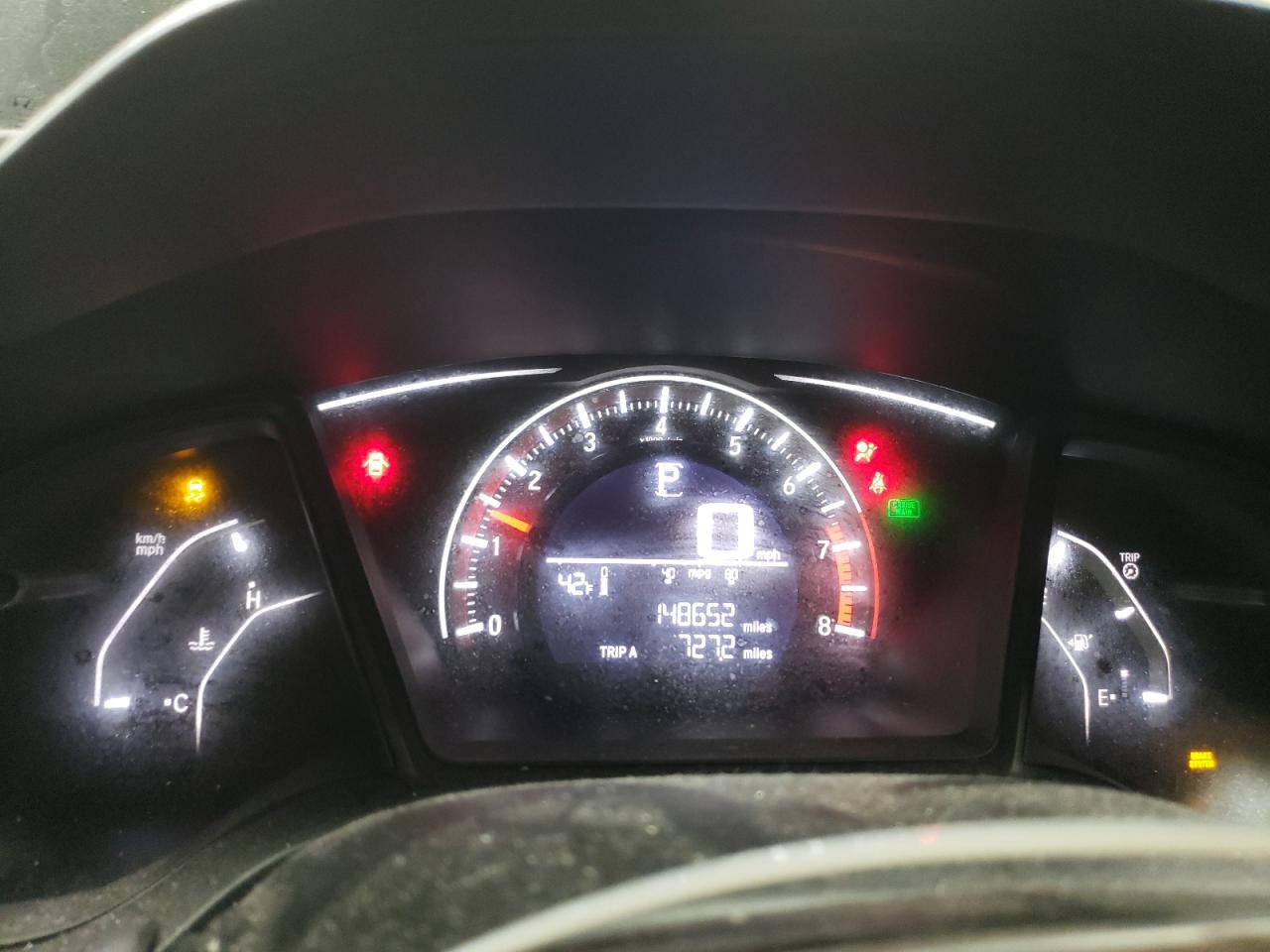 2016 Honda Civic VIN 19XFC2F54GE053107 Copart auction photo, rear end damage thumbnail 9
