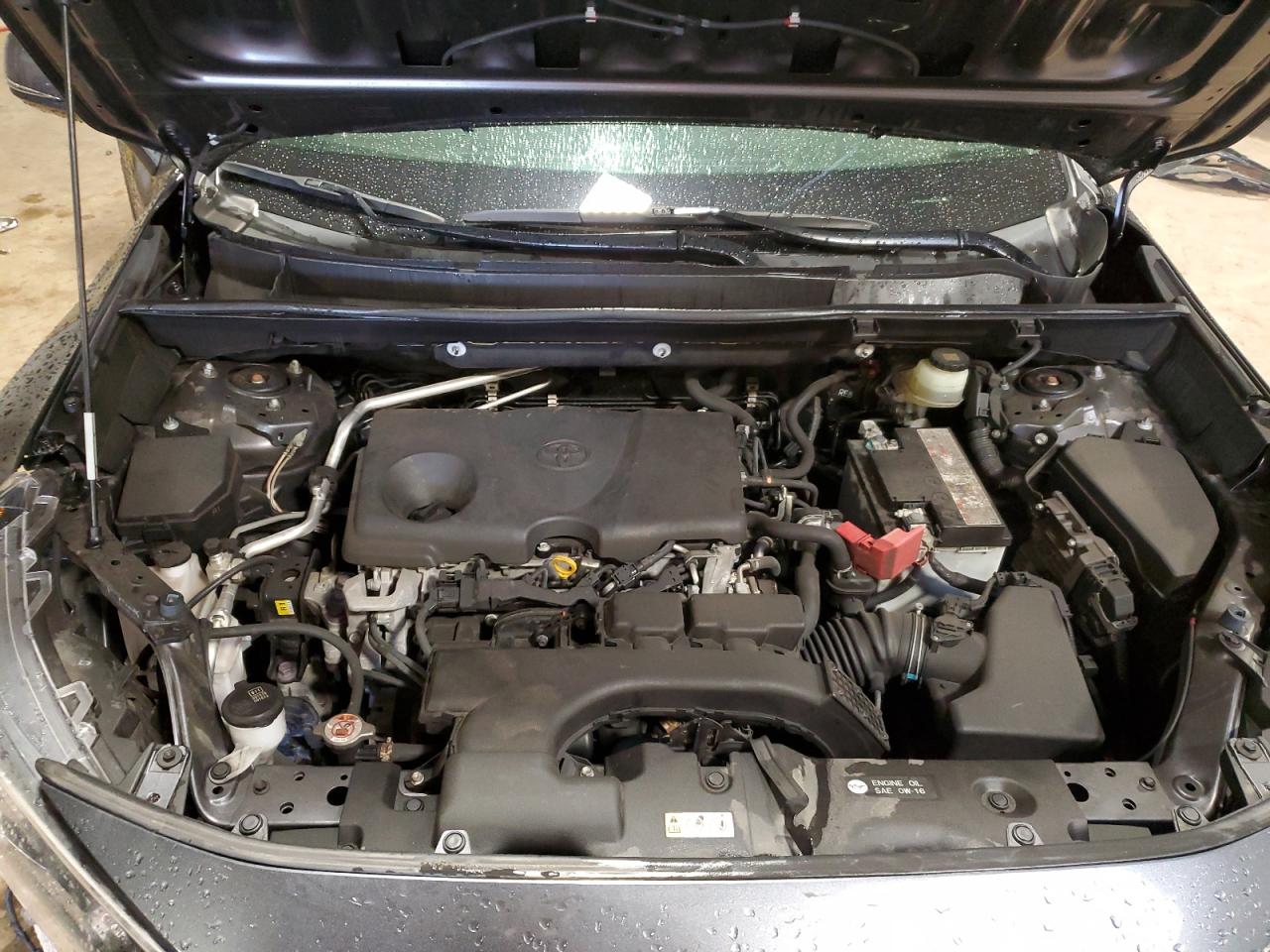 2019 Toyota RAV 4 VIN JTMP1RFV2KD006820 Copart auction photo, front end / side damage thumbnail 12