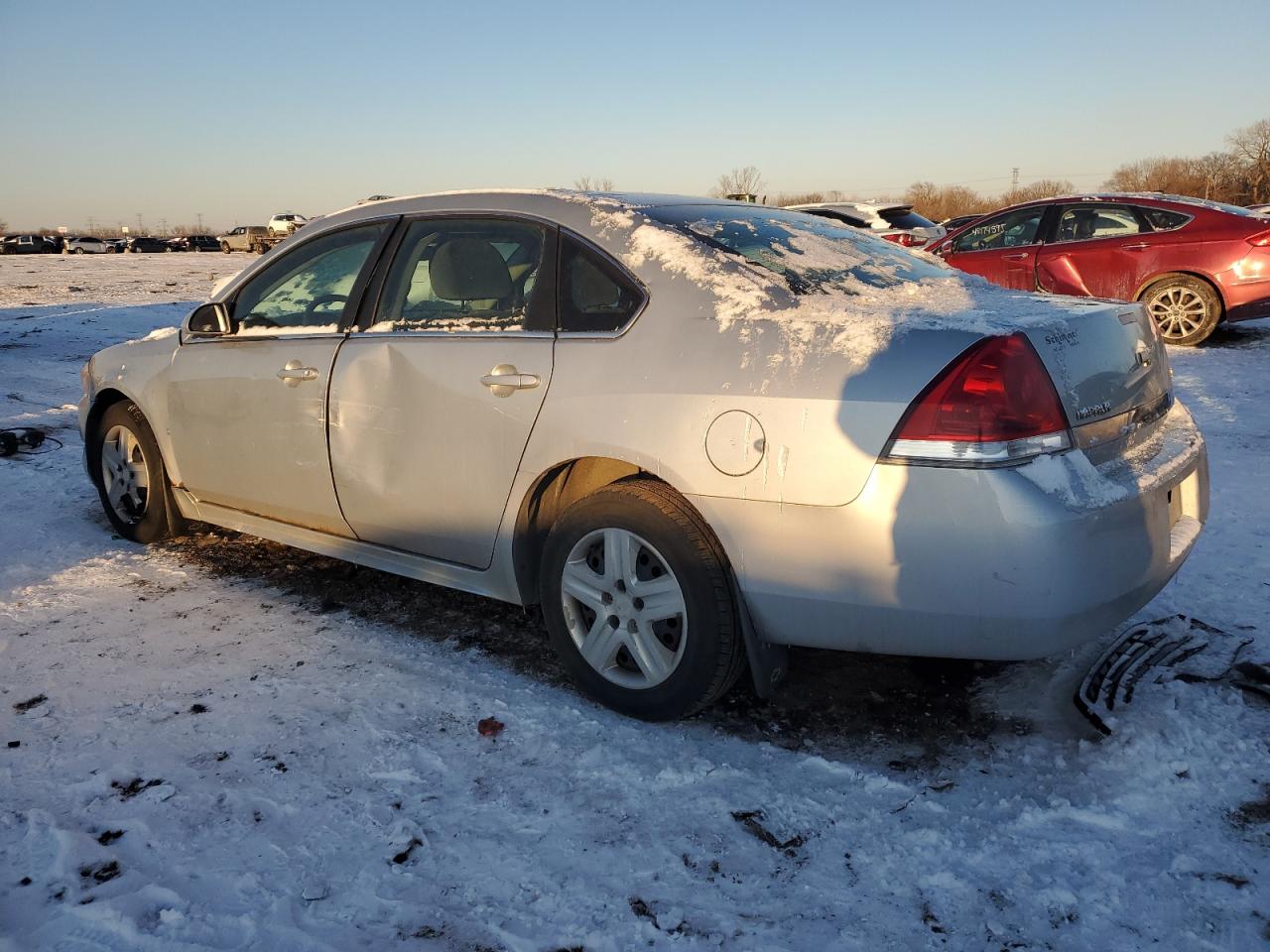 2010 Chevrolet Impala VIN 2G1WA5EKXA1100202 Copart auction photo, front end / side damage thumbnail 2
